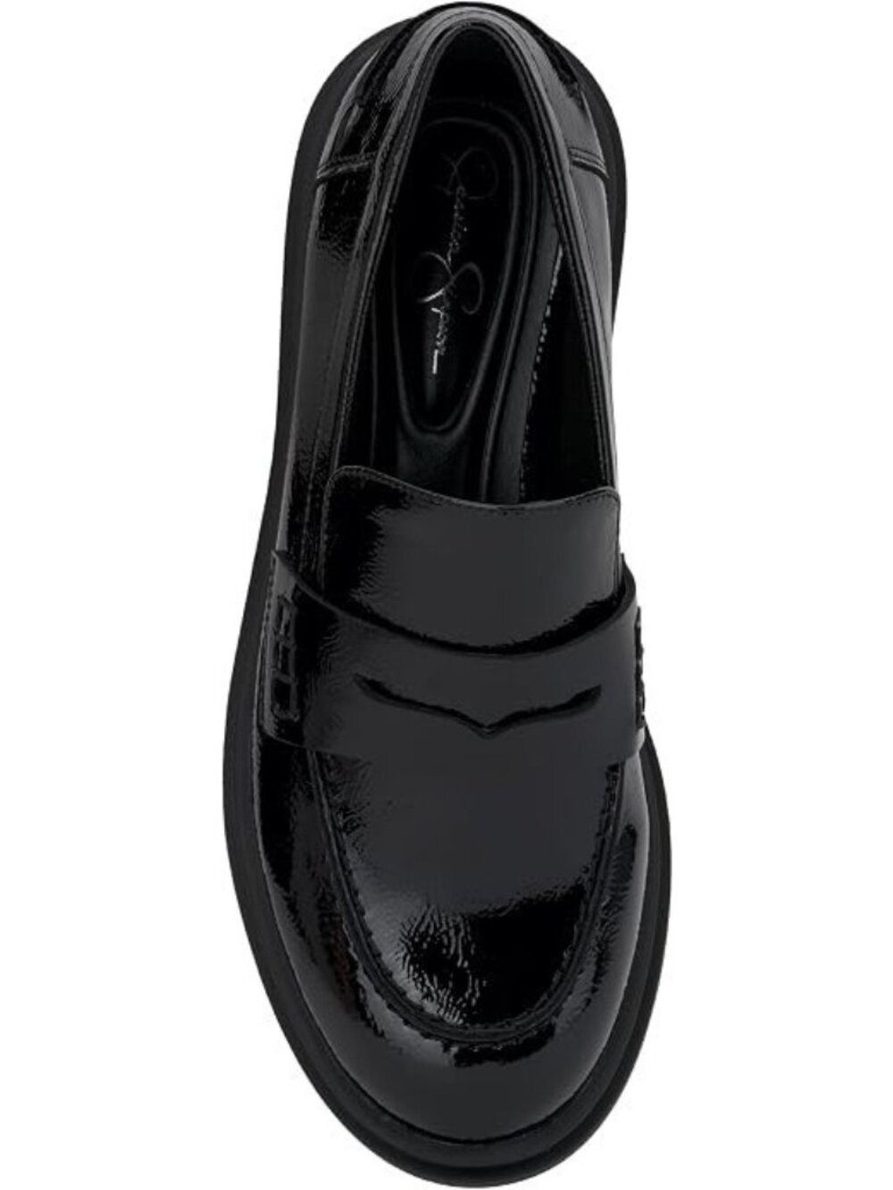 Jessica Simpson Xuris Penny Loafers – Women's Size 9 – Black Patent – New in Box